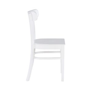 Linon Dayleen White Wooden Dining Chairs, Set of 2 Fully Assembled