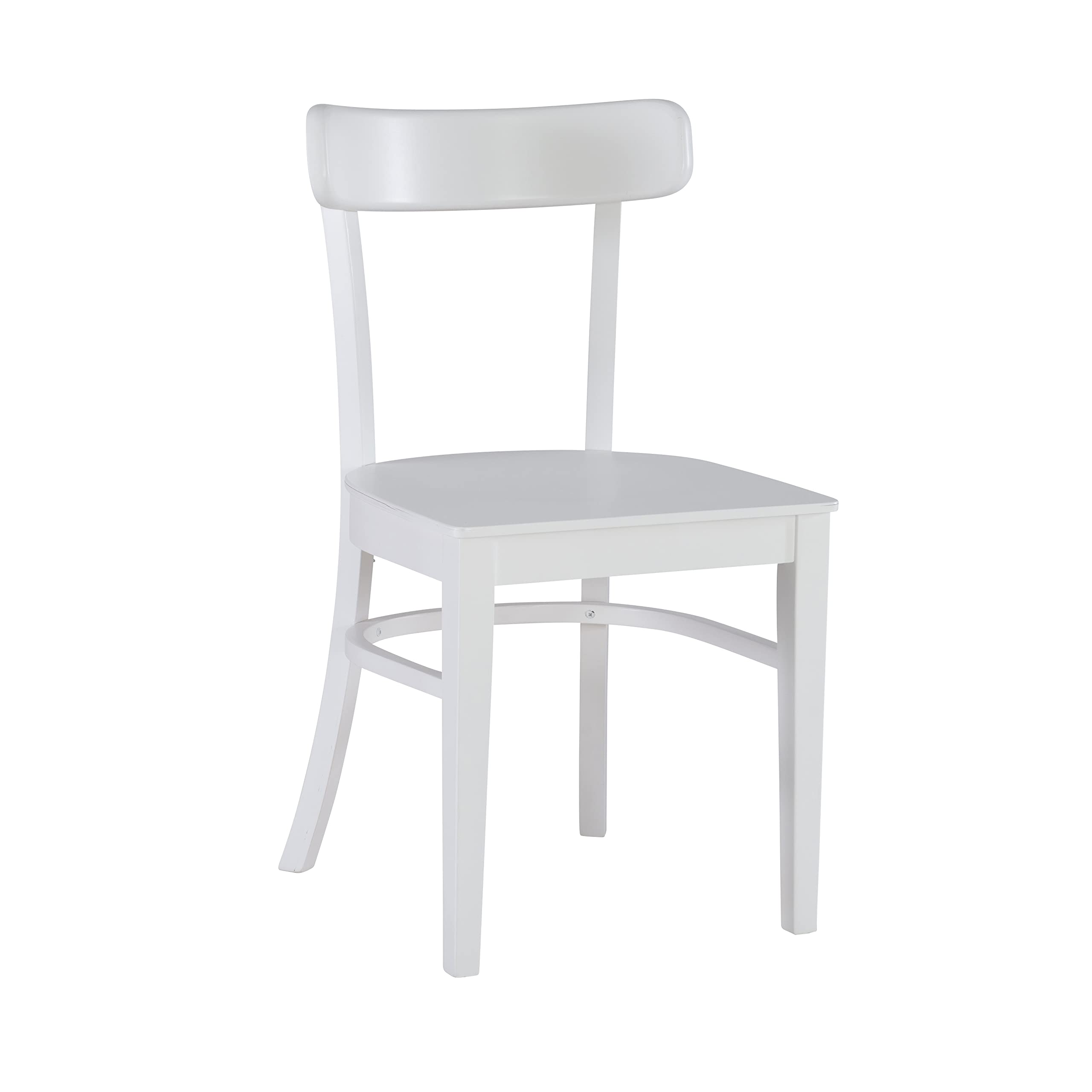Linon Dayleen White Wooden Dining Chairs, Set of 2 Fully Assembled