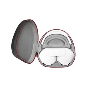 rlsoco hard case for apple airpods max wireless over-ear headphones, portable travel bluetooth headphones storage bag (black)