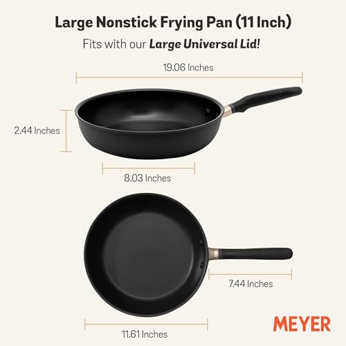 Meyer Accent Series Hard Anodized Nonstick Frying Pan/Skillet, 11"