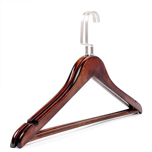 VICASKY 2Pcs Wood Hanger Non- Slip Hangers Clothes Hangers Shirts Sweaters Dress Hanger Drying Rack for Home