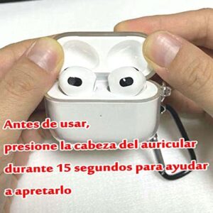 USTIYA Case for AirPods 3 Clear 2021 Protective Cover Transparent Key Chain Strap Protection Wireless Charging