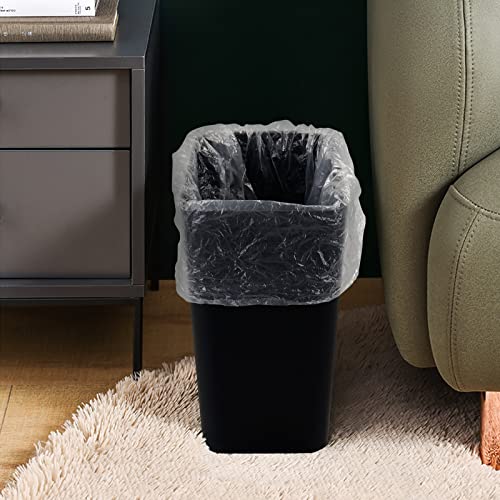 Nicesh 3-Pack Black 4.5 Gallon Trash Can Wastebasket, Garbage Container Bin