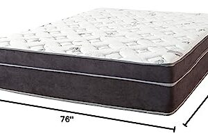 Treaton, 12-Inch Euro Top Firm Foam Encased Mattress/Orthopedic Support for A Restful Night, King