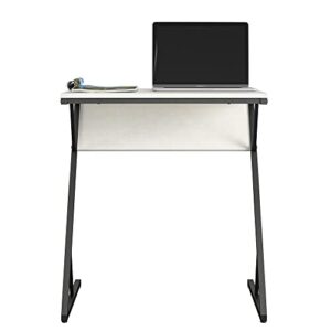 Novogratz Accent Table/Laptop Desk, Plaster/Gunmetal, (3076920COM)