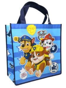 u.p.d., inc. paw patrol large eco friendly non woven tote bag with, blue