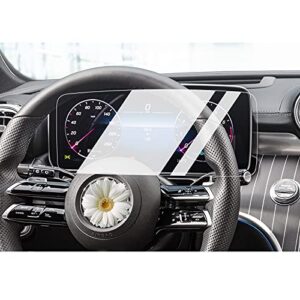 bixuan 2022 2023 c-class c300 screen protector comptible with mercedes-benz c class 2022 2023 w206 dashboard 12.3-inch digital instrument cluster screen 9h hardness tempered glass c 300 2022 2023 accessories screen protective film