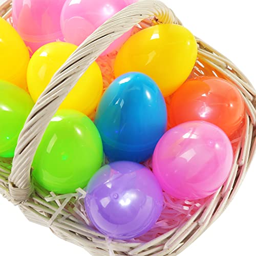 Shindel 24PCS Glow Easter Eggs, Light Up Easter Eggs Party Favors for Kids Glow in The Dark Eggs Easter Basket Stuff