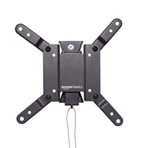 Amazon Basics Tilt TV Wall Mount fits 12-Inch to 40-Inch TVs and VESA 200x200, Black