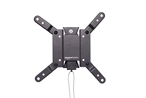 Amazon Basics Tilt TV Wall Mount fits 12-Inch to 40-Inch TVs and VESA 200x200, Black