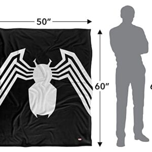 Marvel Spider-Man Blanket, 50"x60", Venom Suit, Silky Touch Super Soft Throw Blanket