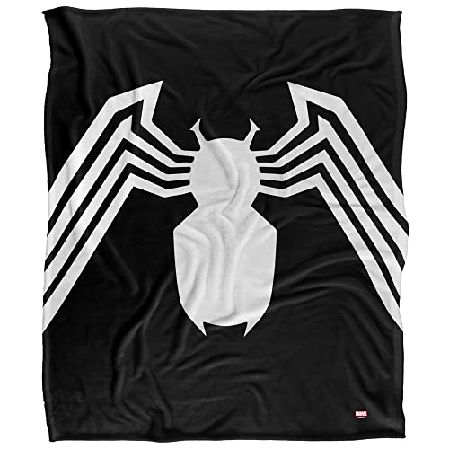 Marvel Spider-Man Blanket, 50"x60", Venom Suit, Silky Touch Super Soft Throw Blanket