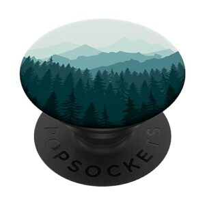 mountains pine trees popsockets standard popgrip