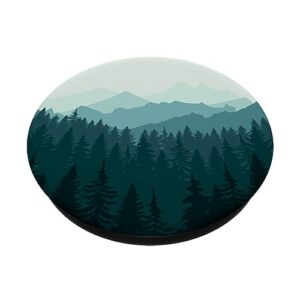Mountains Pine Trees PopSockets Standard PopGrip