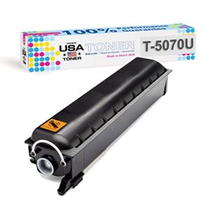 made in usa toner compatible replacement for toshiba e-studio 207l, 257, 307, 357, 457, 507, t-5070u (black, 1 cartridge)