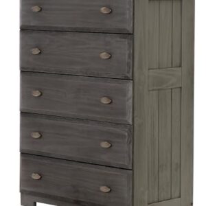 Discovery World Furniture Charcoal 5 Drawer Chest