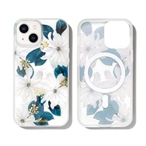 Sonix Floral Case for iPhone 13, Compatible with MagSafe [10ft Drop Tested] Delilah Flower