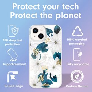 Sonix Floral Case for iPhone 13, Compatible with MagSafe [10ft Drop Tested] Delilah Flower