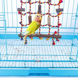 DQITJ 100 Pcs Large Size Bird Cage Liner Papers, Non-Woven Bird Cage Liners, Precut Absorbent Pet Cages Cushion (22.8 inch x 10.6 inch)