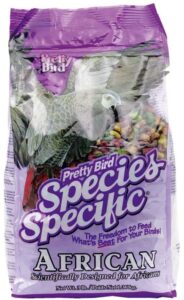 pretty bird species specific african grey food - 3 lbs