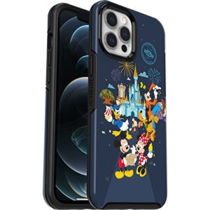 otterbox iphone xs max/iphone 11 pro max symmetry series case - playattheparks , ultra-sleek, wireless charging compatible, raised edges protect camera & screen