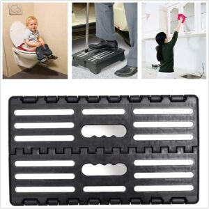 Portable Folding Step Stool, 5 inch Lightweight Anti-Skid Stepping Stool, Non-Slip Textured Grip Surface for Adults Seniors at Home, Kitchen, Bathroom, Bedroom, Closet, Holds Up to 300 Pounds