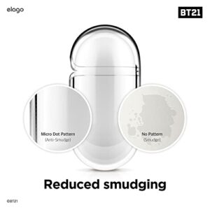 elago BT21 Case Compatible with Apple AirPods 3rd Generation Case, Clear Case with Keychain Compatible with AirPods 3 Case, Reduce Yellowing, Wireless Charging [Official Merchandise] [7FLAVORS]