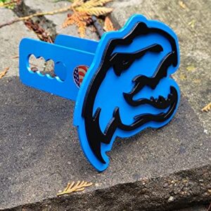 Dodge TRX Logo Custom Hitch Cover (Black & Blue)