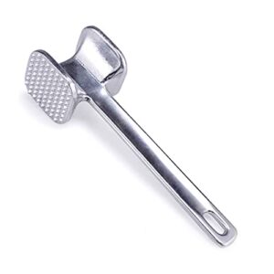 LaXon Meat Tenderizer,Steel Dual-Sided Heavy Duty Meat Tenderizer Tool,Great for Loosening Vegetables,Crack Crab or Crush Garlic