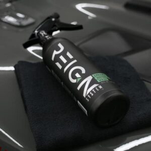 Reign System Ceramic Waterless Wash 16 Oz - Clean and Protect Your Car In One Easy Step - Extremely Slick - Professional Grade Ceramic - Deep Shine - Wet Or Dry Application For Your Car Detailing Kit