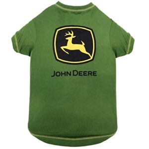 Pets First John Deere Dog T-Shirt, Small. Warm Pet Clothing for Pets, Dogs, Cats, Puppies, Kittens. Soft, Comfortable, Durable Pet Shirt. Best Dog Shirt Jacket Polo Costume