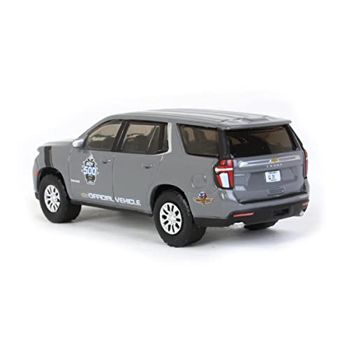 2021 Chevy Tahoe Gray Official Vehicle 105th Running of The Indianapolis 500" (2021) "Anniversary Collection 1/64 Diecast Car by Greenlight 28080 E