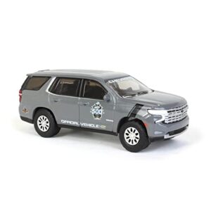 2021 Chevy Tahoe Gray Official Vehicle 105th Running of The Indianapolis 500" (2021) "Anniversary Collection 1/64 Diecast Car by Greenlight 28080 E