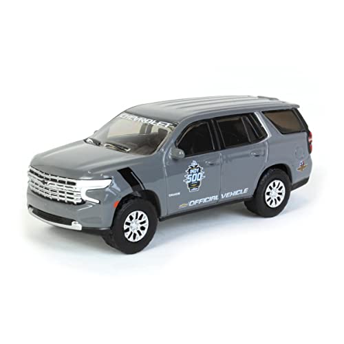 2021 Chevy Tahoe Gray Official Vehicle 105th Running of The Indianapolis 500" (2021) "Anniversary Collection 1/64 Diecast Car by Greenlight 28080 E