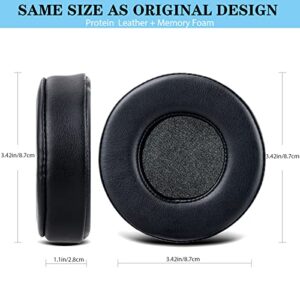 Hesh2 Wireless Earpads,Replacement Ear Pads Cushion for Skullcandy Hesh& Hesh2 Wireless Over-Ear, Softer Durable Leather and Comfortable Sponge,Hesh 2 Pads-(Black)