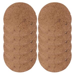 balacoo Natural Pigeon Egg Pads- 10Pcs Fiber Substrate Bird Nest, Bird Nest Mats Classic Bird Nest Pads, Racing Pigeon Breeding Eggs Mat for Finch Chicken Bird Nesting Materials