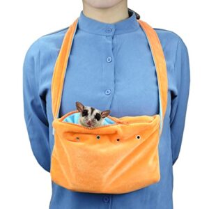 pranovo sugar glider bonding pouch carrier bag sling with adjustable strap for gliders ferret rat hedgehog hamster small pets