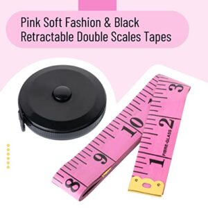 Mr. Pen- Body Measuring Tape, 2 Pack, 60Inch/150cm, Soft , Retractable Tape Measure, Body Tape Measure, Soft Measuring Tape, Fabric Tape Measure, Sewing Tape Measure.