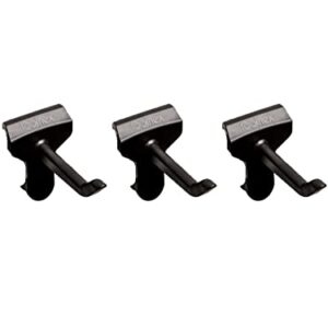 Toolflex One Hook Accessory Requires Rail (3-Pack) - Black