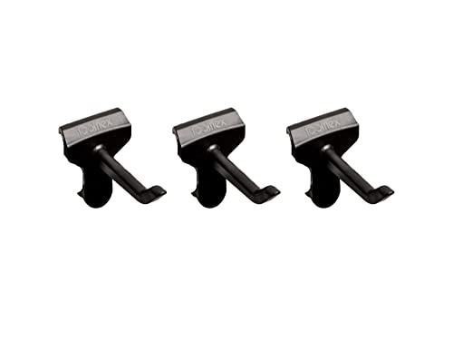 Toolflex One Hook Accessory Requires Rail (3-Pack) - Black