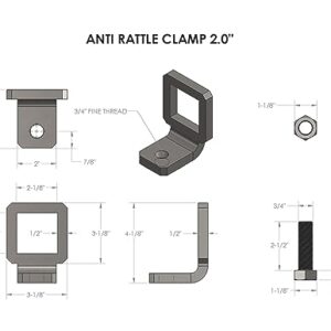 Bulletproof Anti-Rattle Clamp (2.0")