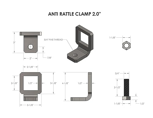 Bulletproof Anti-Rattle Clamp (2.0")