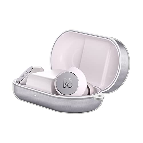 2 Pack DAYJOY Soft TPU Clear case Compatible with B&O Beoplay EQ TWS, Portable Protective Shockproof Case Cover Skin Sleeve with Key Chain for Bang&Olufsen B&O Beoplay EQ(Transparent)