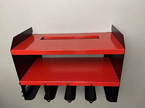 Zu Homes Power Tool Organizer Cordless Tool Storage Rack Garage Tool Organizer Power Drill Holder Power Saw Organizer Wall Mount Tool Box