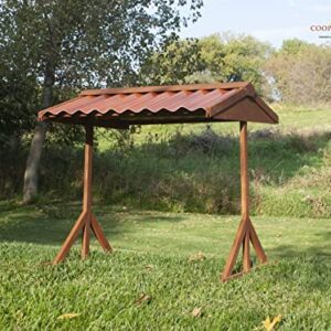 Coops & Feathers Food & Water Shelter-Keep Birds from Roosting on Feeders/Waters and & Prevent Food from Getting Wet