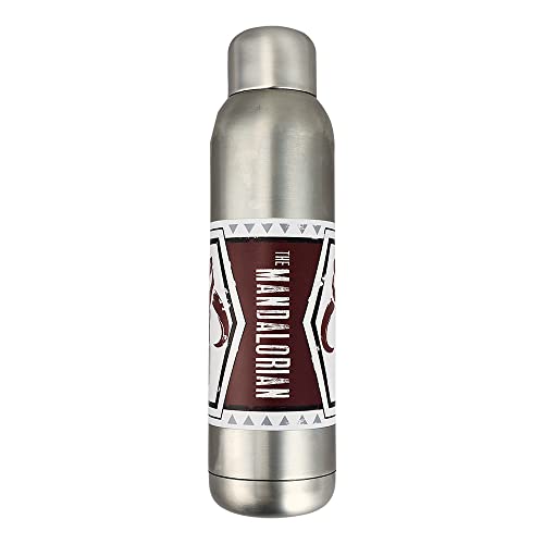 Star Wars Mandalorian UV 22 Oz SS Water Bottle