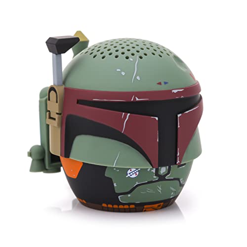 Bitty Boomers Star Wars: Book of Boba Fett - Boba Fett Mini Bluetooth Speaker, Olive Green, 2.3 inches