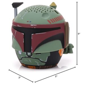 Bitty Boomers Star Wars: Book of Boba Fett - Boba Fett Mini Bluetooth Speaker, Olive Green, 2.3 inches