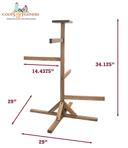 Coops & Feathers Roosting Perch-A Perfect Bird's Eye View (Small)