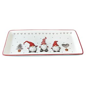 rectangular platters porcelain serving plates christmas gnomes for serving salad pasta cheese appetizer ham dishwasher safe